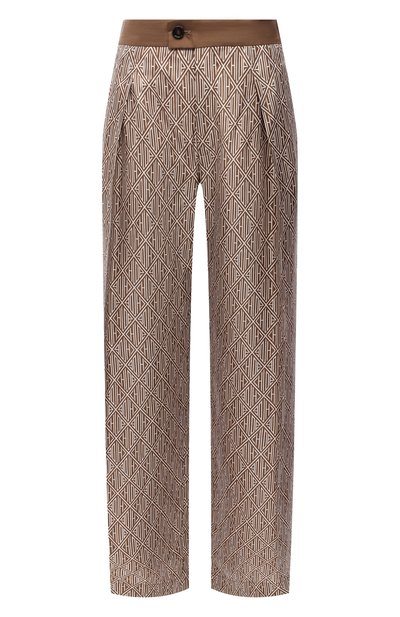 Шелковые брюки CHLOÉ, арт. CHC21SPA88350, фото 1