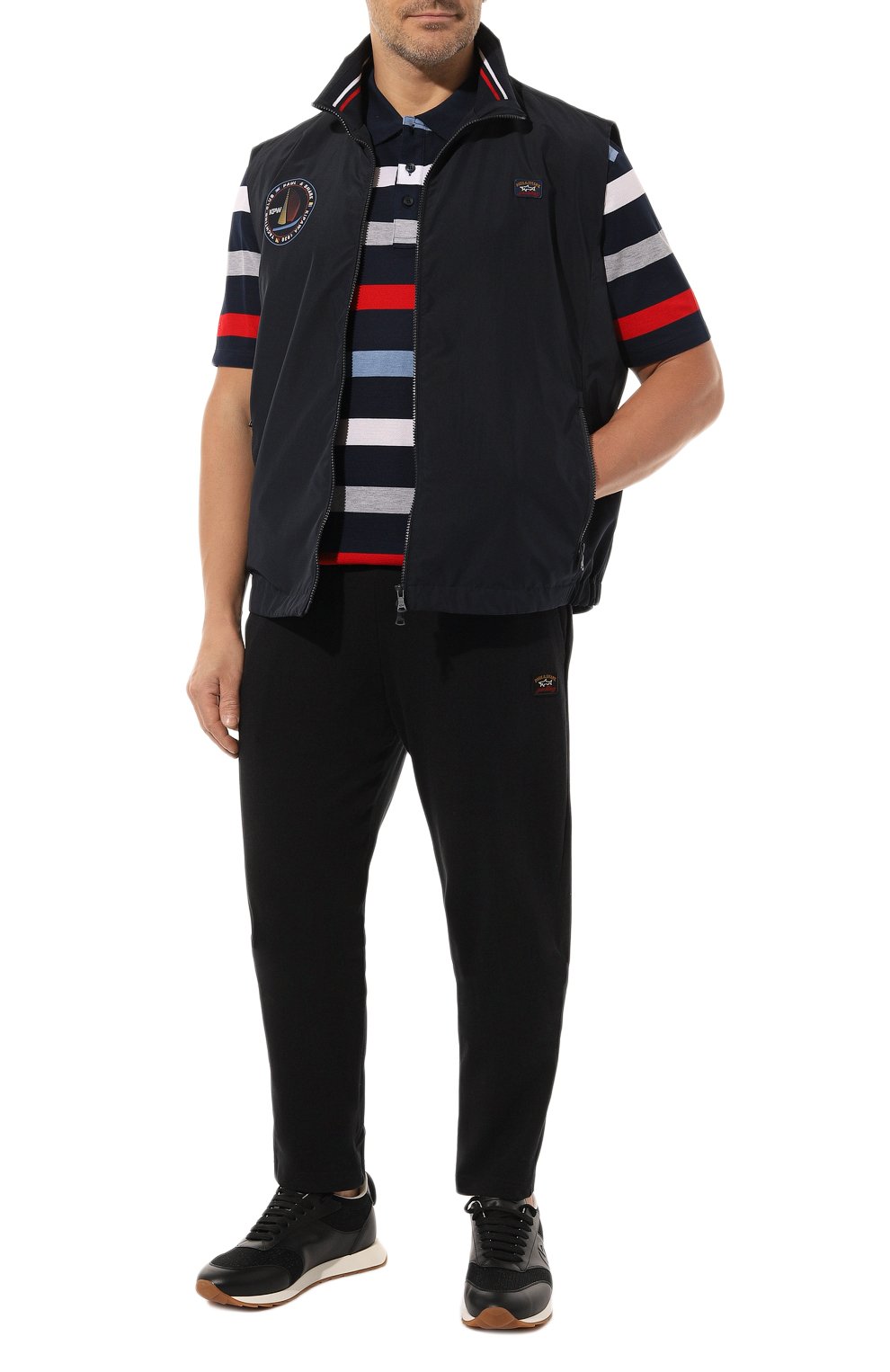 Хлопковое поло PAUL&SHARK, арт. 23411302/C00/3XL-6XL, фото 2