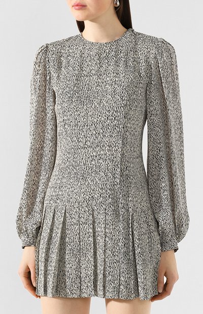 Платье из вискозы SAINT LAURENT, арт. 608954/Y3A52, фото 3