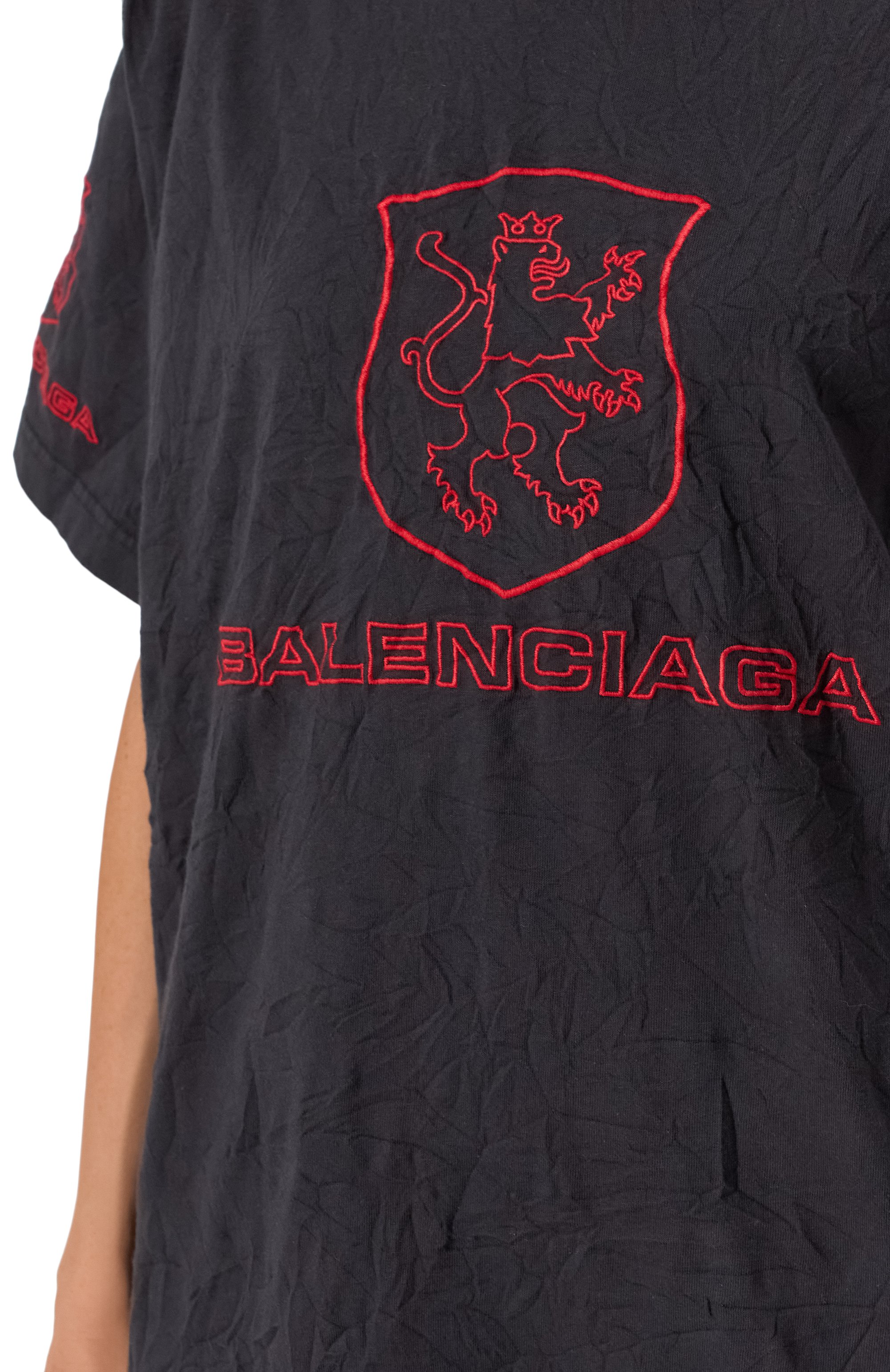 Хлопковая футболка BALENCIAGA, арт. 787349/TRVR9, фото 9