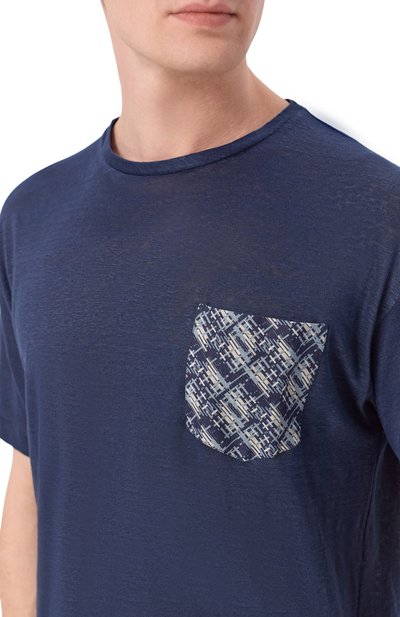 Льняная футболка ZILLI, арт. TSR03RM0900V00000, фото 5