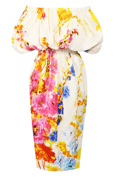 Платье из смеси вискозы и хлопка DRIES VAN NOTEN, арт. 201-11042-9059, фото 1