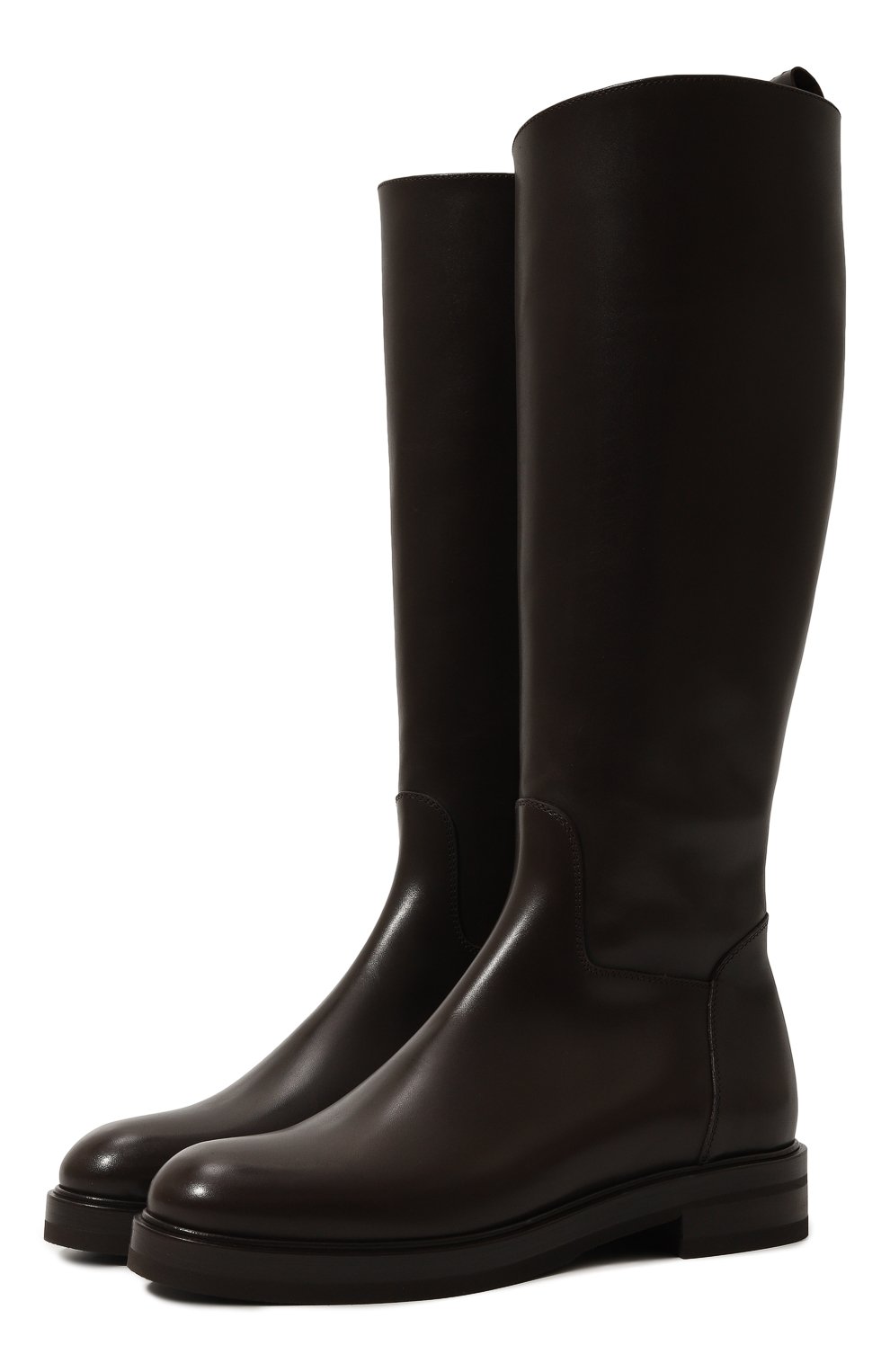 Кожаные сапоги KITON, арт. D56806N0102405, фото 1