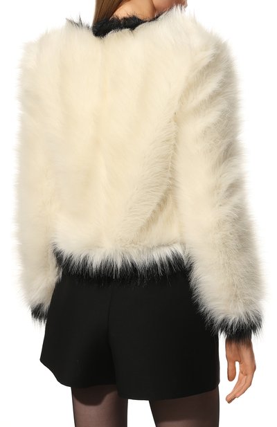 Жакет из экомеха SAINT LAURENT, арт. 676758/Y7D45, фото 4