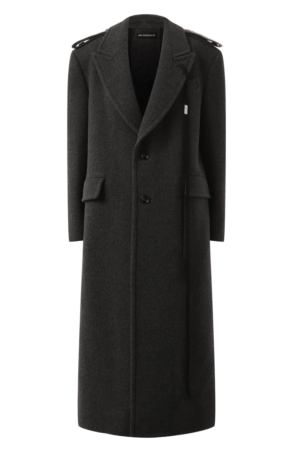 Шерстяное пальто ANN DEMEULEMEESTER, арт. 2402-W-C025-FA510-088, фото 1