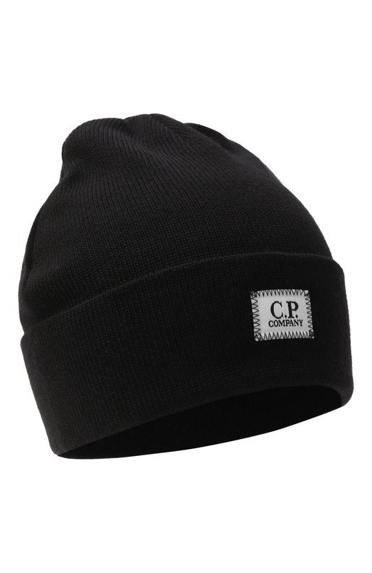 Шерстяная шапка C.P. Company 19CMAC305A005509A Чёрный 19CMAC305A005509A