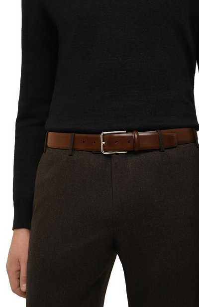 Кожаный ремень SANTONI, арт. CM35VS003B91E0BRM40, фото 2