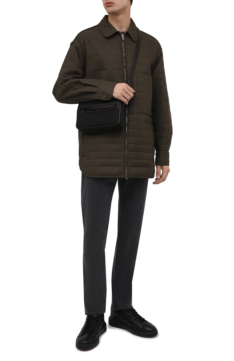 Текстильная сумка SAINT LAURENT, арт. 644276/FAACA, фото 3