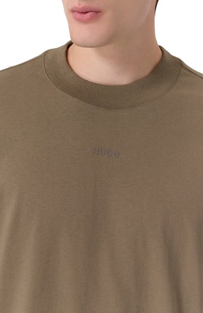 Хлопковый лонгслив HUGO, арт. 50511029, фото 5