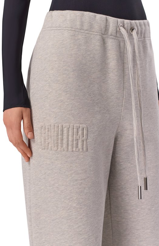 Хлопковые брюки Jean Paul Gaultier 25/03-W-TR015/J005 Серый  25/03-W-TR015/J005 Фото 5