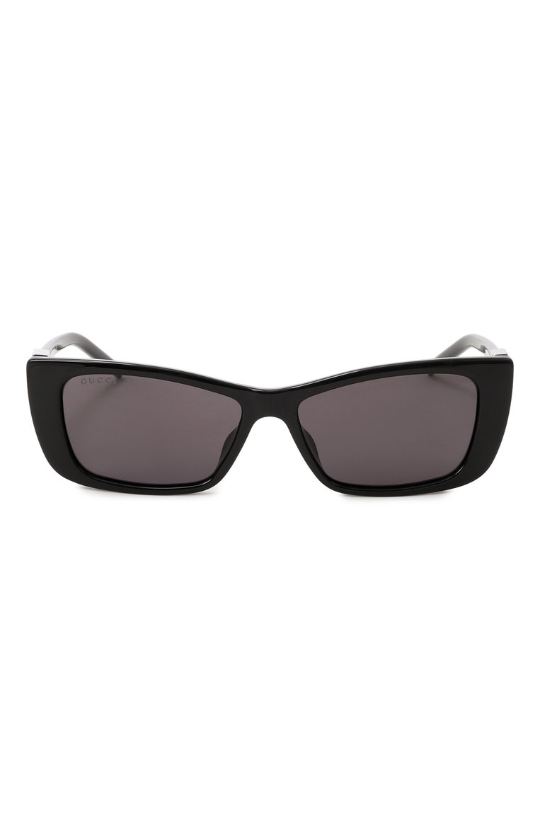 Женские солнцезащитные очки GUCCI черного цвета, арт. GG1681S 001 | Фото 3 (Тип очков: С/з; Материал: Пластик; Нос: Не проставлено; Региональные ограничения белый список (Axapta Mercury): Не проставлено; Оптика Гендер: оптика-женское; Очки форма: Прямоугольные)