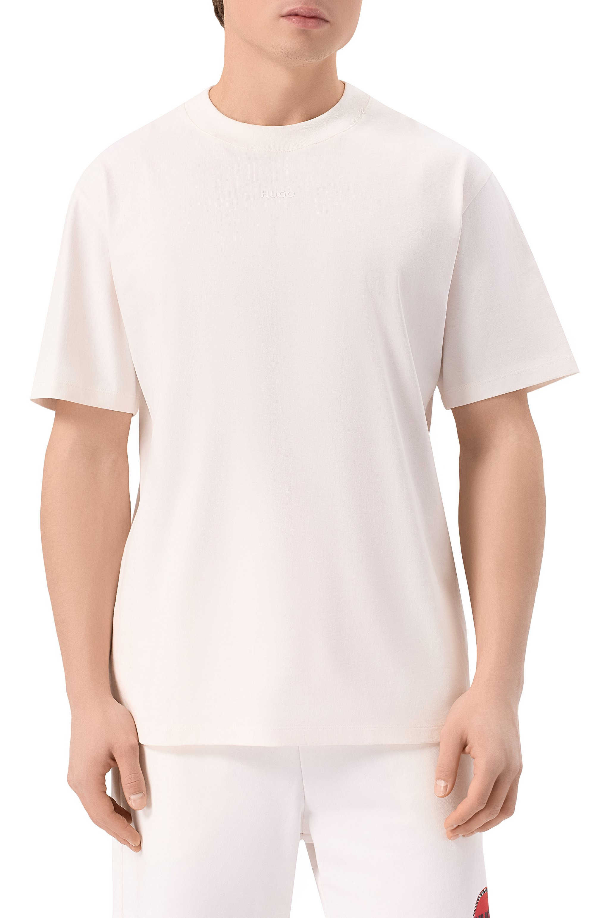 Хлопковая футболка HUGO, арт. 50488330, фото 3