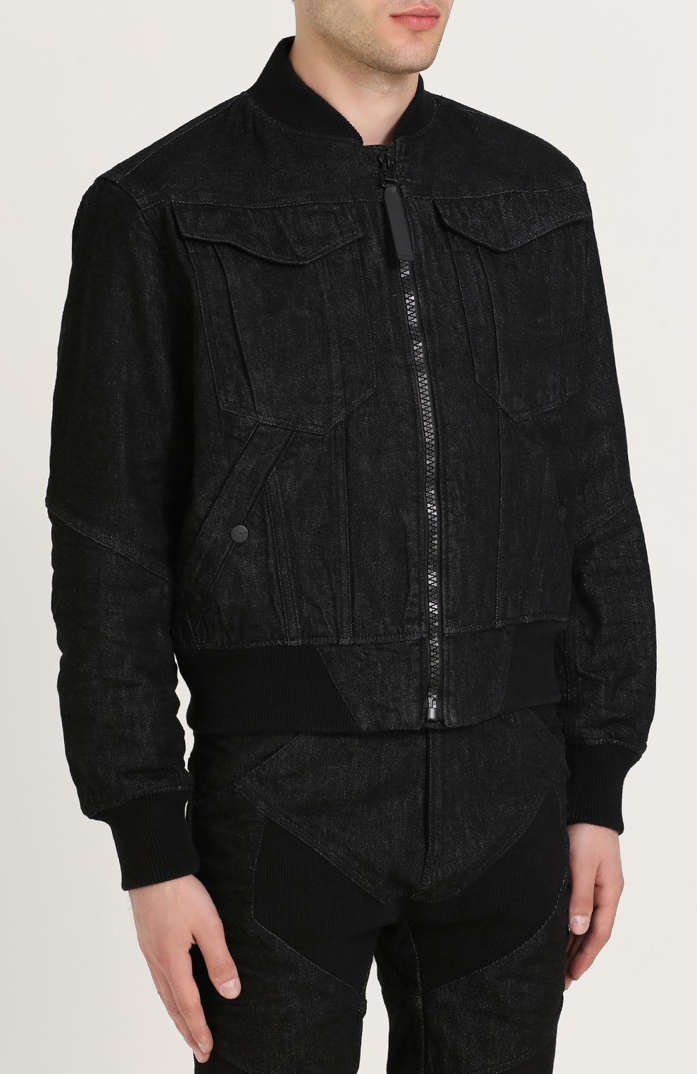 Джинсовый бомбер на молнии G-STAR RAW + AITOR THROUP, арт. D05321-9112, фото 3