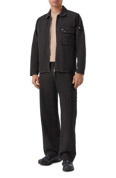 Мужская джинсовая куртка-рубашка STONE ISLAND, арт. L1S141200002/S0J24