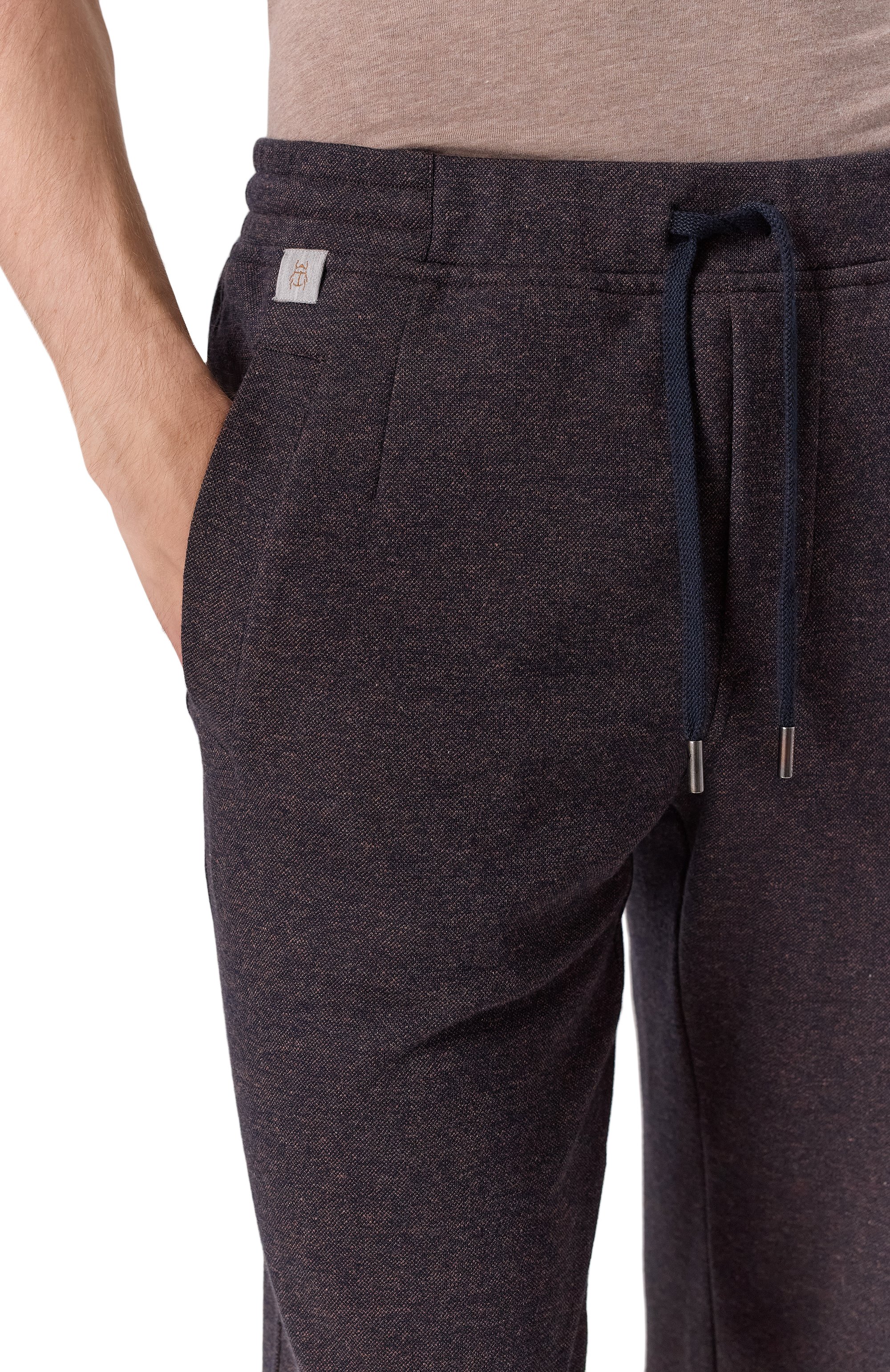 Брюки из шерсти и хлопка CAPOBIANCO темно-синего цвета по цене 58300 руб., арт. 19M701.PU00./56, фото 5 Брюки из шерсти и хлопка CAPOBIANCO, арт. 19M701.PU00./56, фото 5