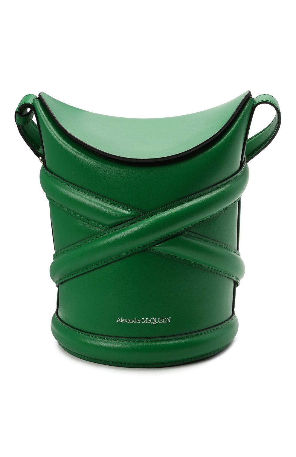 Сумка curve small ALEXANDER MCQUEEN зеленого цвета по цене 144500 руб., арт. 656467/1YB42, фото 1 Сумка curve small ALEXANDER MCQUEEN, арт. 656467/1YB42, фото 1