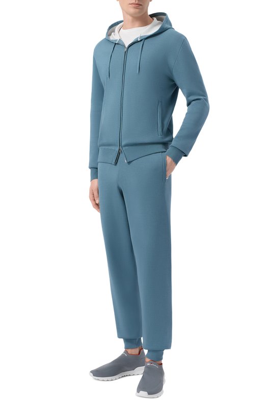 Текстильные кроссовки Kiton USSA089N01045 Серый  USSA089N01045 Фото 2