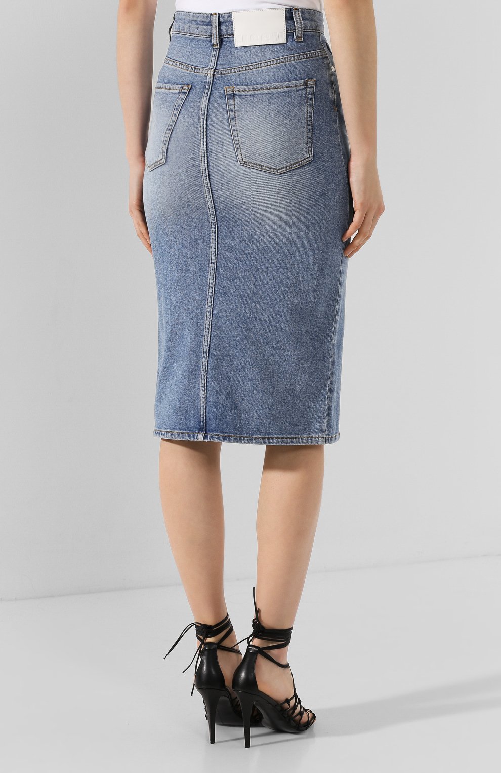 Джинсовая юбка MSGM, арт. 2841MDD53L 207278, фото 4