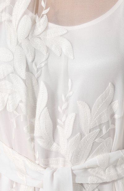 Платье из смеси хлопка и шелка KITON белого цвета по цене 238000 руб., арт. D47313K09R29, фото 5 Платье из смеси хлопка и шелка KITON, арт. D47313K09R29, фото 5