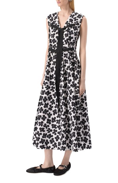 Хлопковое п�латье MSGM, арт. 3841MDA15A/257153, фото 3