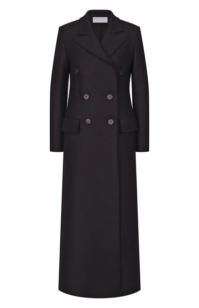 Шерстяное пальто HARRIS WHARF LONDON черного цвета по цене 135000 руб., арт. AA1604MLK, фото 1 Шерстяное пальто HARRIS WHARF LONDON, арт. AA1604MLK, фото 1