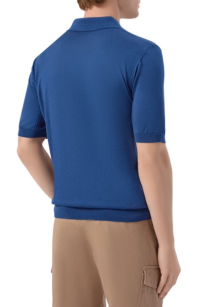 Шелковое поло ZILLI, арт. KZP002M0640VST000, фото 4