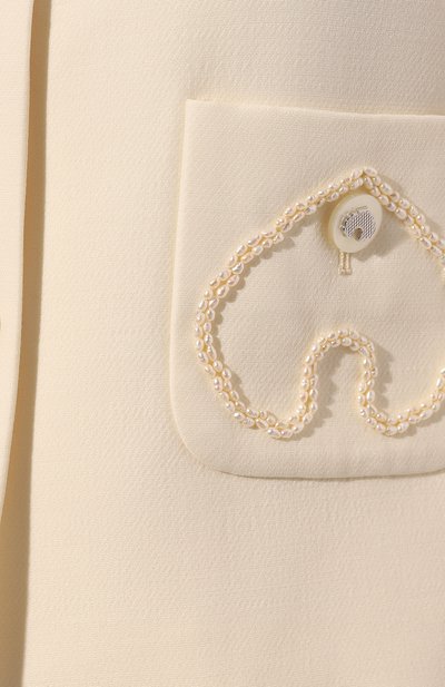 Жакет из шерсти и шелка AKHMADULLINA, арт. 1225.2JT940/W003, фото 5