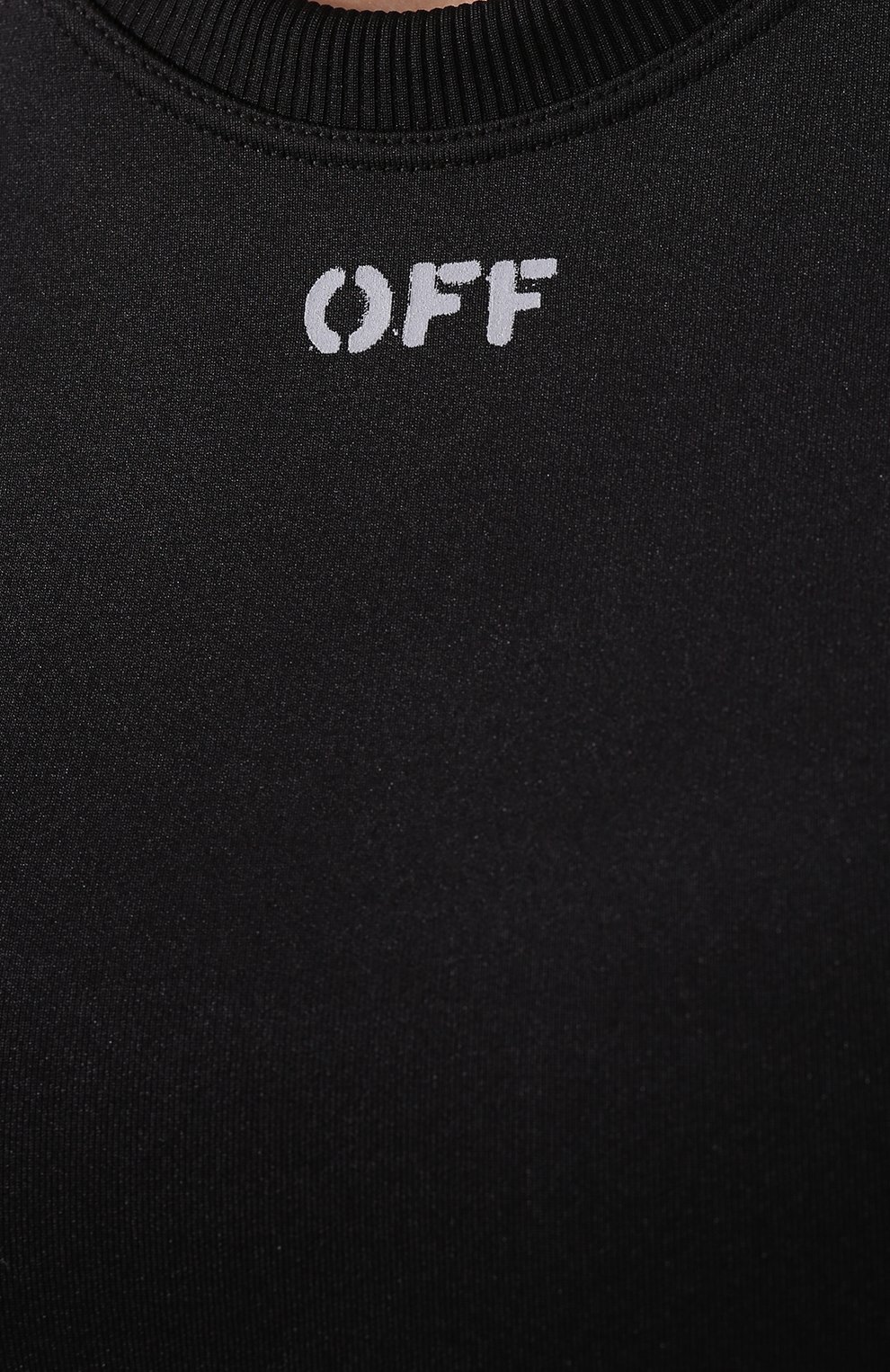 Футболка OFF-WHITE черного цвета по цене 32700 руб., арт. 0WAA039F19F850521001, фото 5 Футболка OFF-WHITE, арт. 0WAA039F19F850521001, фото 5