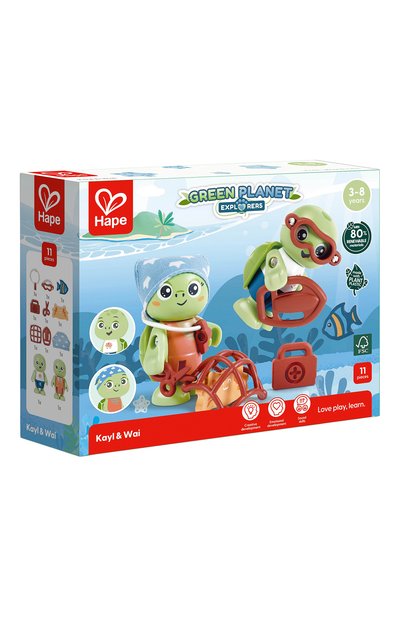 Игровой набор дружная семья черепах HAPE, арт. E3425_HP