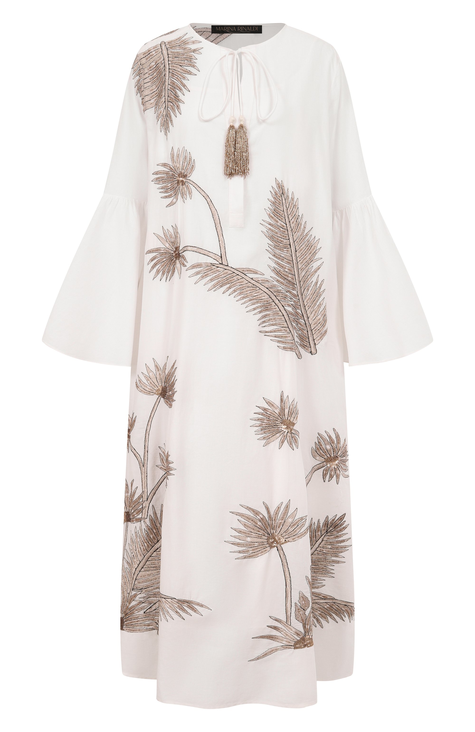 Хлопковое платье MARINA RINALDI, арт. Y0RK, фото 1