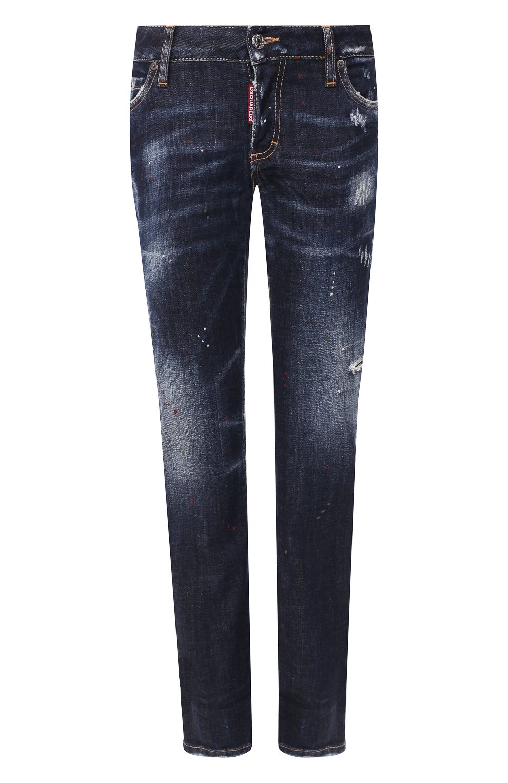 Джинсы DSQUARED2 темно-синего цвета по цене 43900 руб., арт. S75LB0268/S30664, фото 1 Джинсы DSQUARED2, арт. S75LB0268/S30664, фото 1