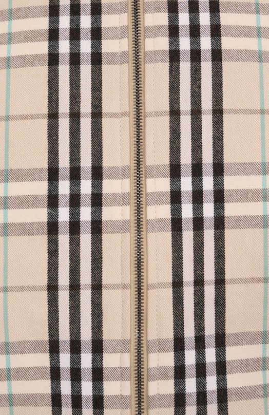 Хлопковая куртка Burberry 8101040 Бежевый  8101040 Фото 6