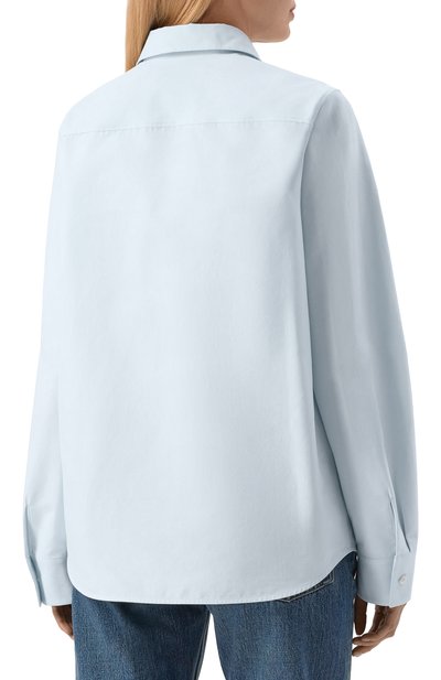 Хлопковая рубашка JIL SANDER, арт. J04DL0003/J45225, фото 4