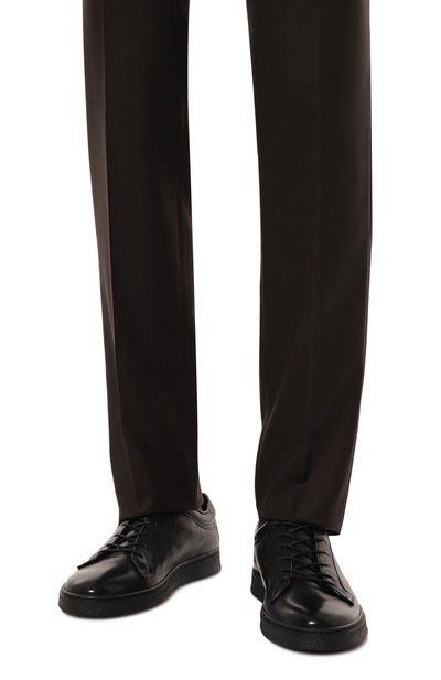 Кожаные кеды PANTANETTI, арт. 17420EM, фото 3