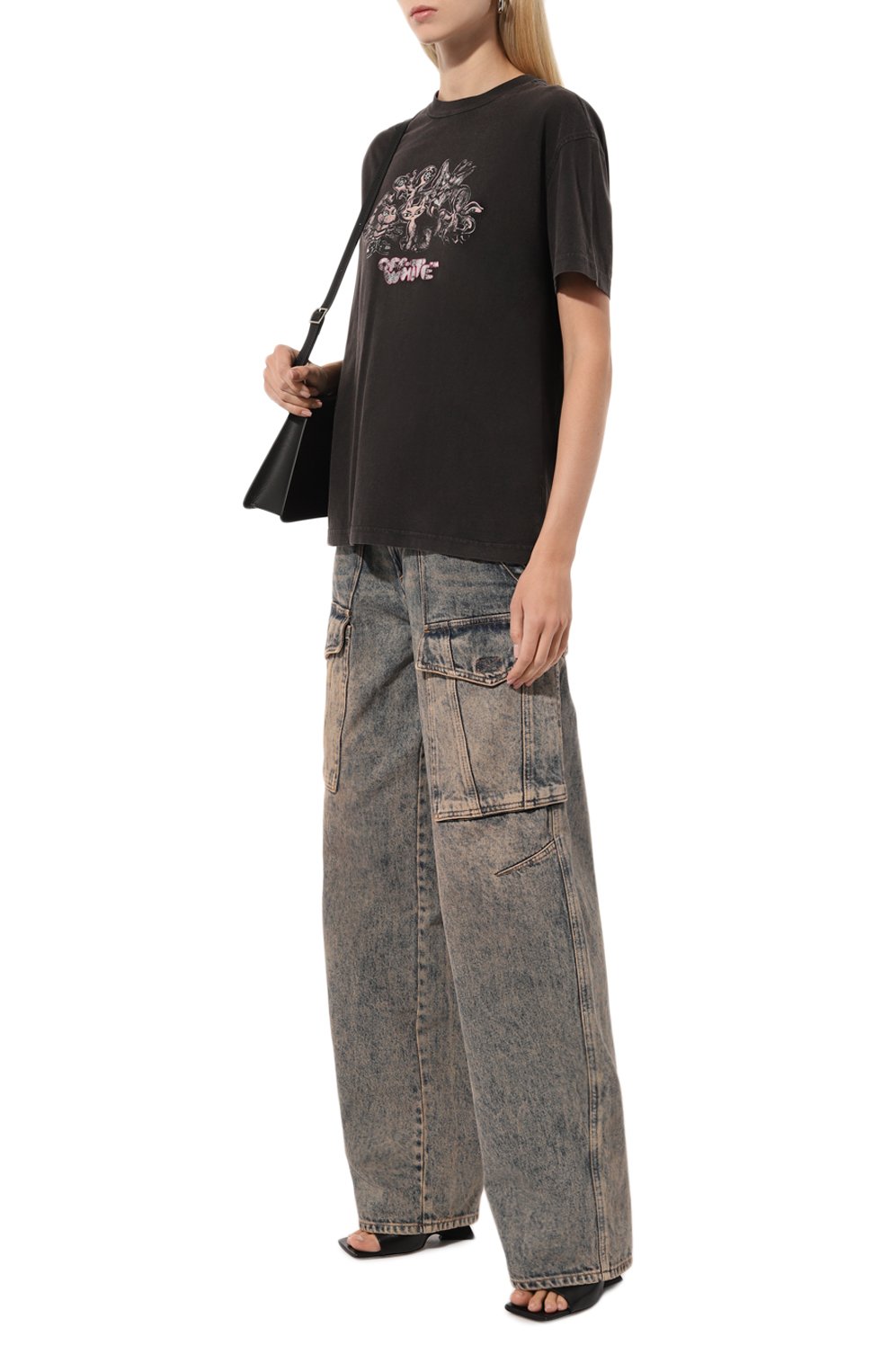 Хлопковая футболка OFF-WHITE, арт. 0WAA089F24JER004, фото 2