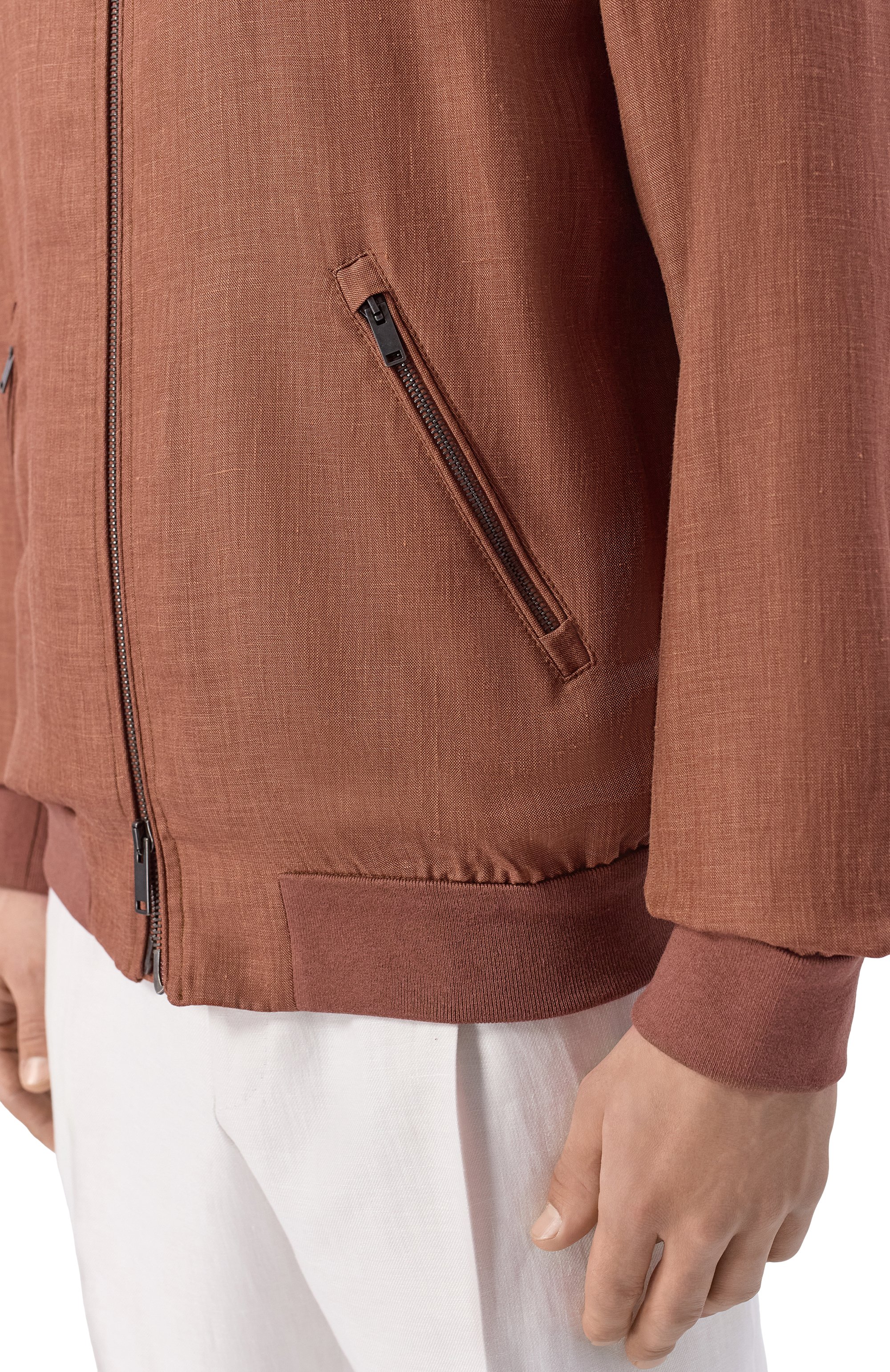 Бомбер изо льна и шерсти MVST, арт. M26.2PM.0008/F098 LINEN RAIN SYSTEM (WITH0UT MEMBR, фото 5