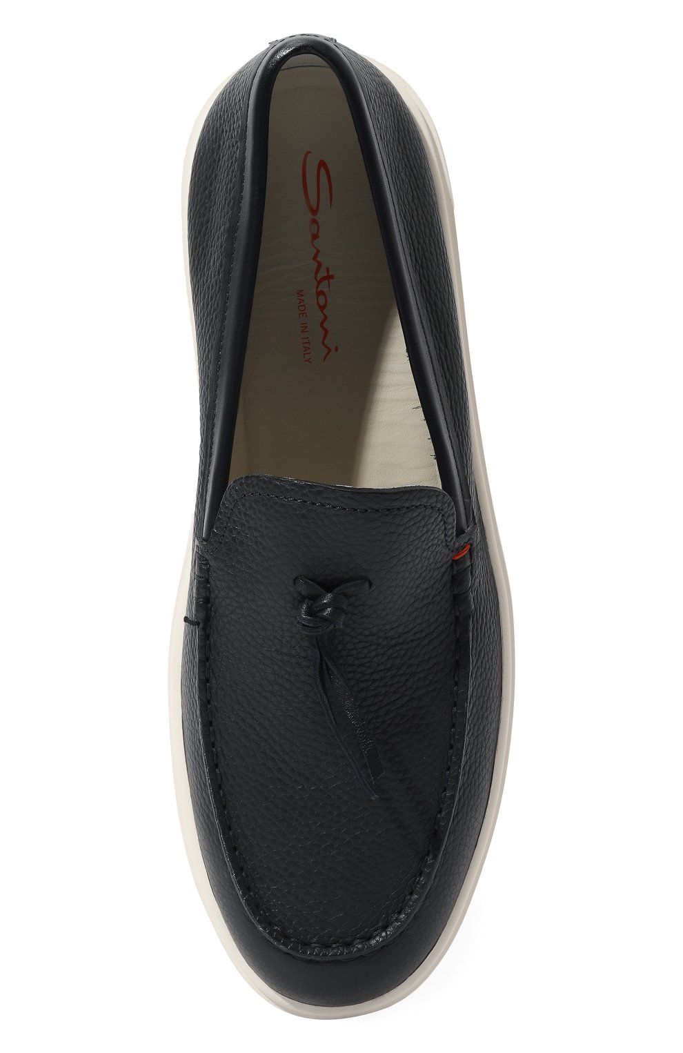 Кожаные лоферы SANTONI, арт. MBCD21439BARCSB4I48, фото 6