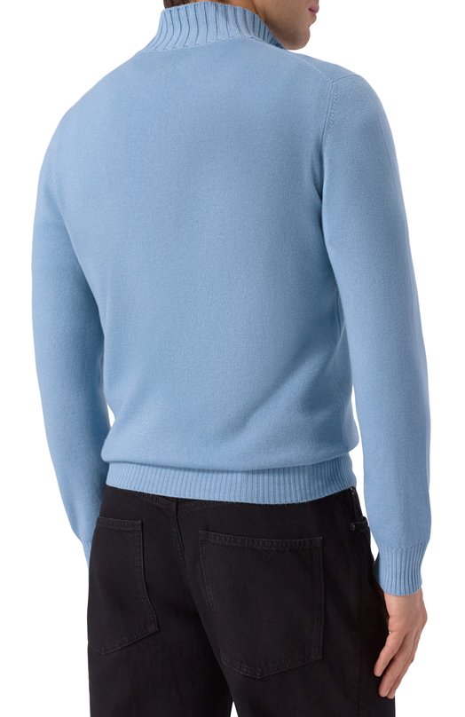 Кардиган из шерсти и кашемира Gran Sasso 57144/19588 Голубой  57144/19588 Фото 4