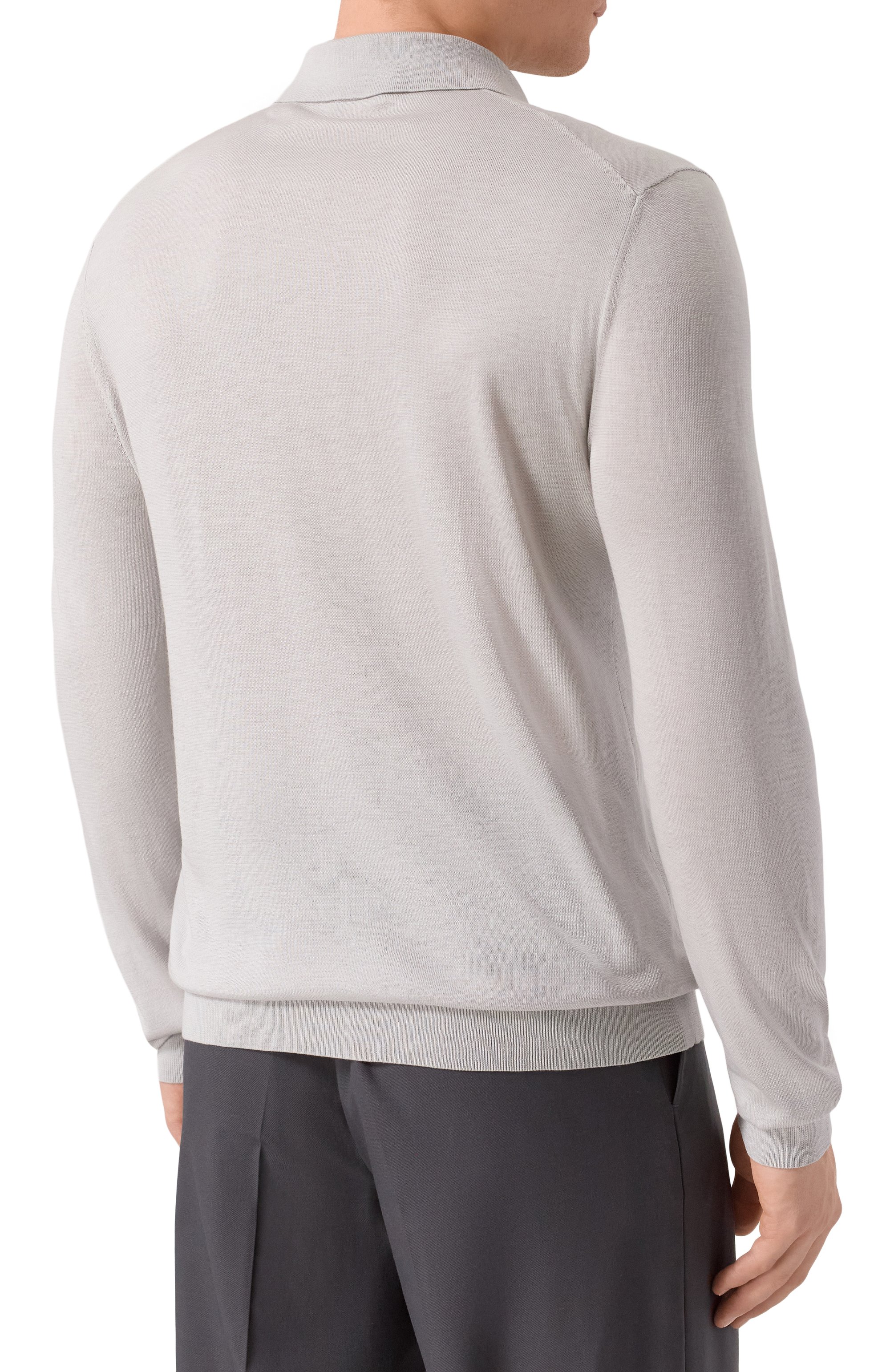 Поло из шелка и хлопка 12 STOREEZ, арт. 131253, фото 4