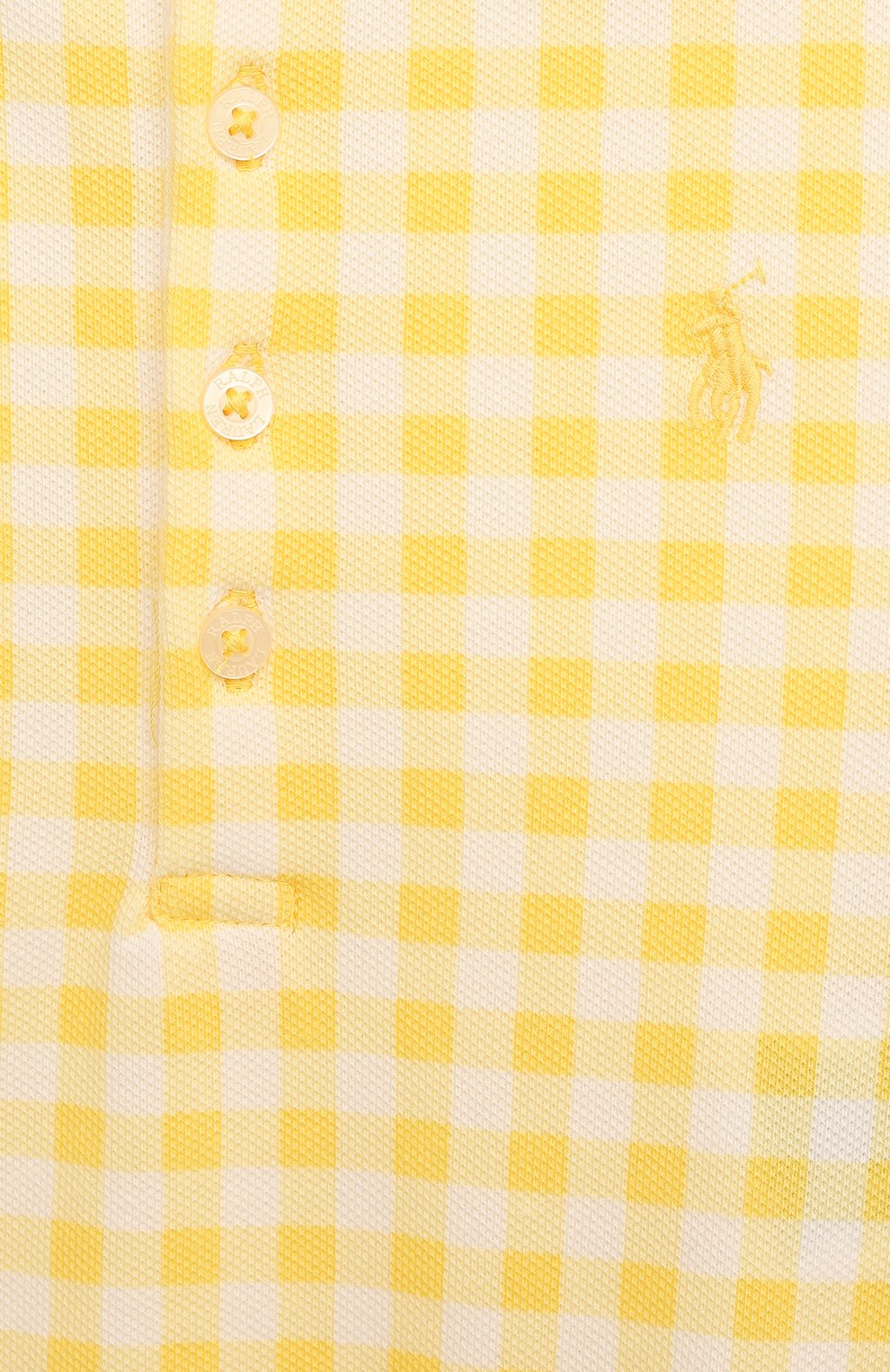 Хлопковое платье POLO RALPH LAUREN желтого цвета по цене 12500 руб., арт. 313868759, фото 3 Хлопковое платье POLO RALPH LAUREN, арт. 313868759, фото 3