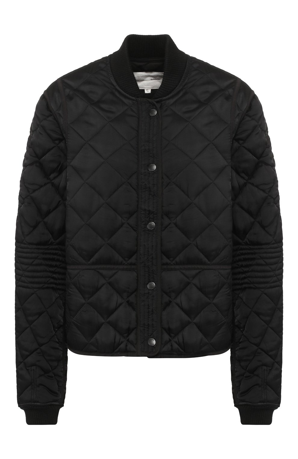 Стеганая куртка из вискозы PROENZA SCHOULER черного цвета по цене 52050 руб., арт. WL1832096-BY104S, фото 1 Стеганая куртка из вискозы PROENZA SCHOULER, арт. WL1832096-BY104S, фото 1