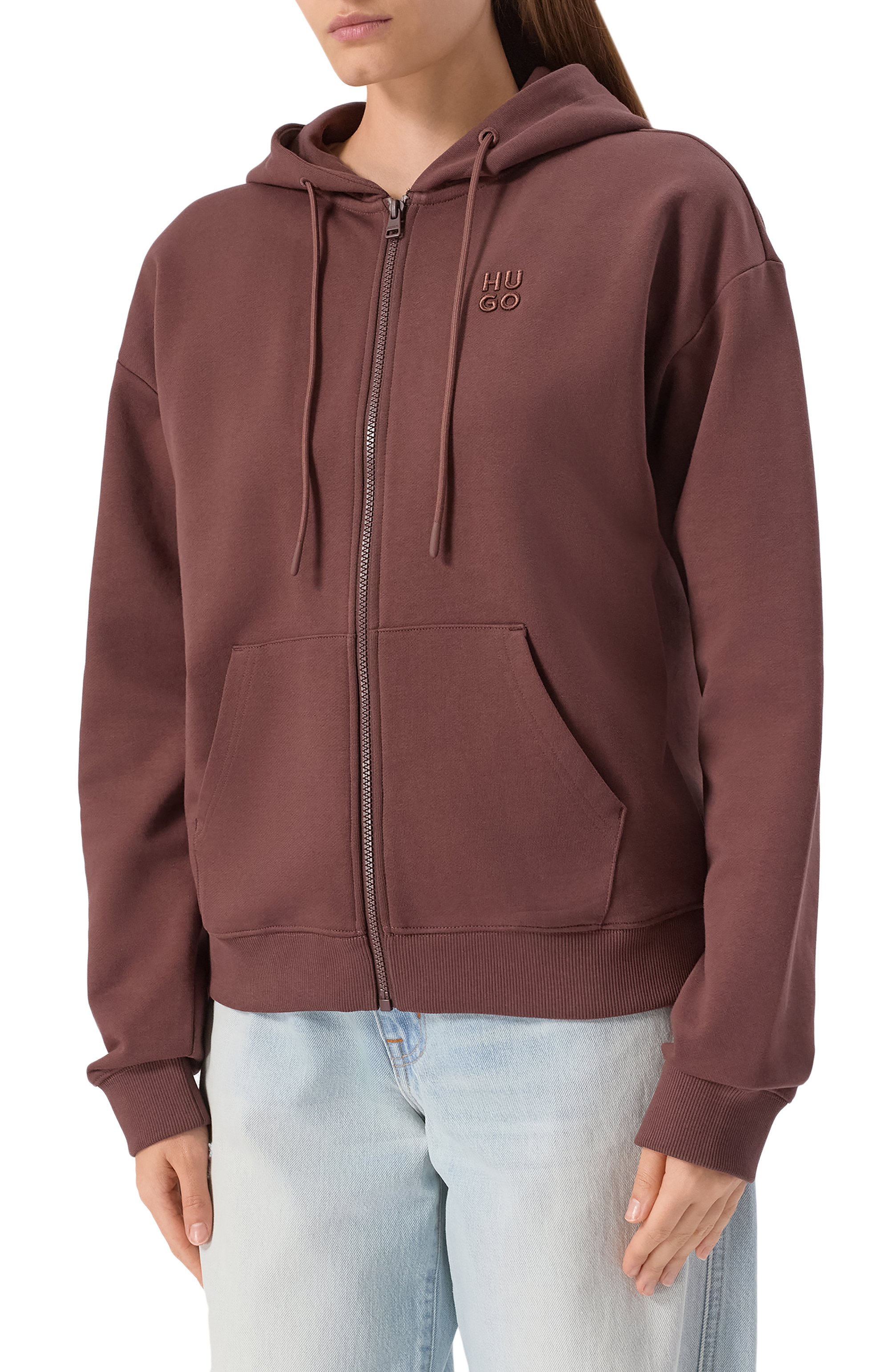 Хлопковая толстовка HUGO, арт. 50535240, фото 3