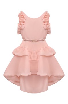 Детское платье BLUMARINE светло-розового цвета, арт. IA4062T3839 | Фото 1 (Материал внешний: Синтетический материал; Драгоценные камни: Проставлено; Материал подклада: Вискоза; Материал сплава: Проставлено; Девочки Кросс-КТ: Платье-одежда; Случай: Вечерний; Рукава: Без рукавов; Ростовка одежда: 6 лет | 116 см, 8 лет | 128 см, 10 - 11 лет | 140 - 146см, 12 лет | 152 см, 16 лет | 164 см)