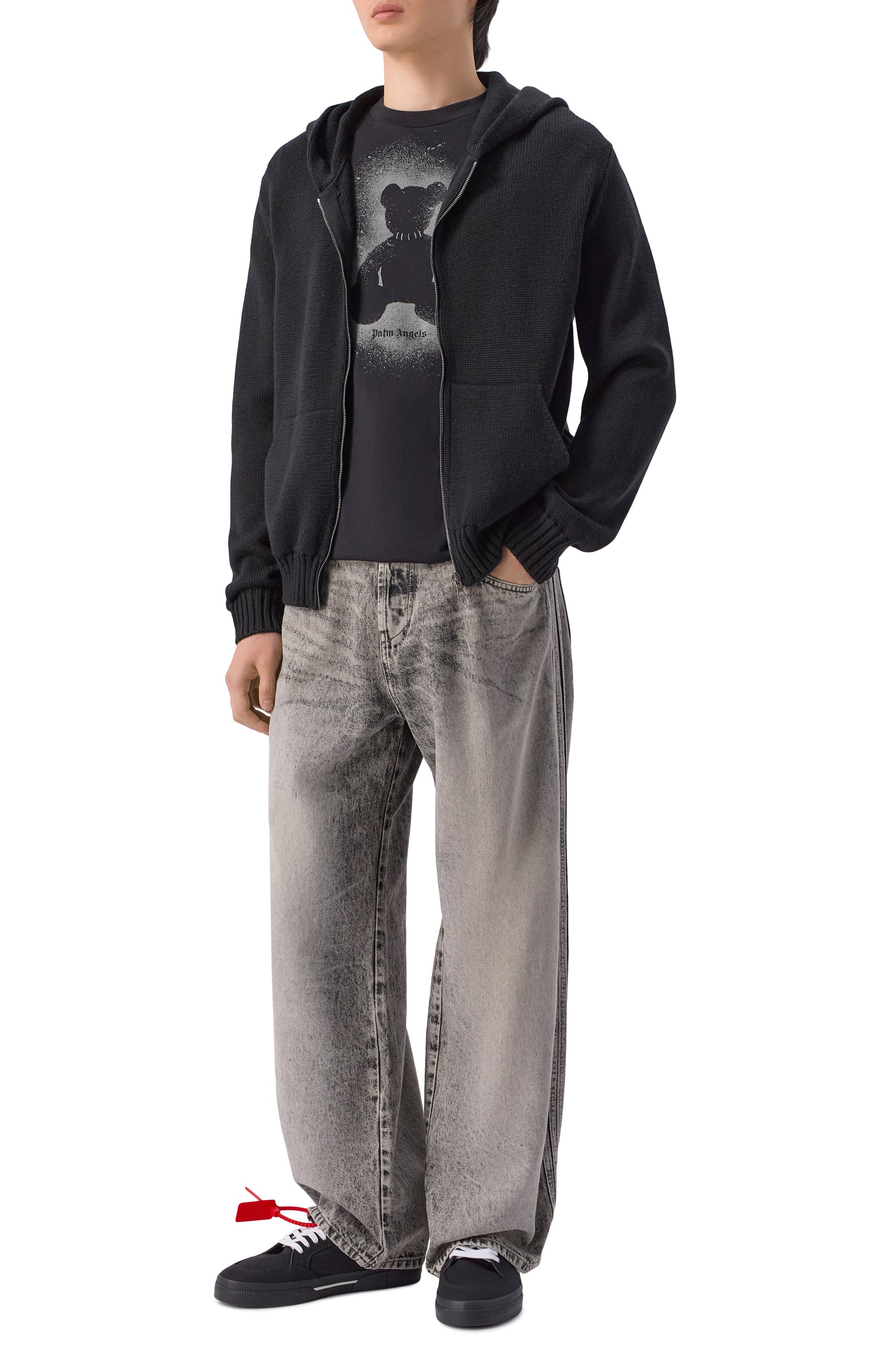 Текстильные кеды vulc OFF-WHITE, арт. 0MIA293C99FAB003, фото 2