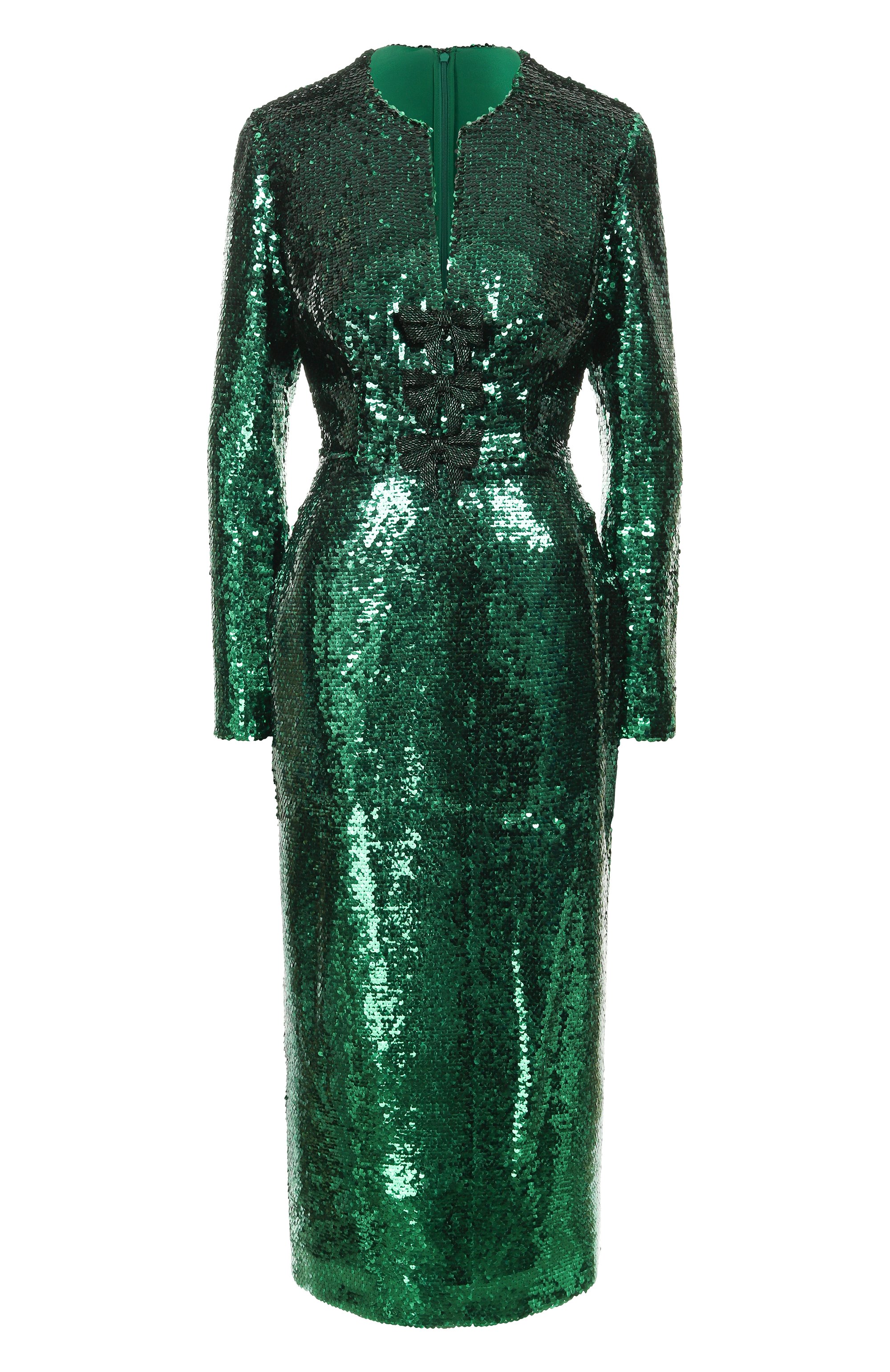 Платье с отделкой пайетками ELIE SAAB, арт. D0796NP25/PA008, фото 1