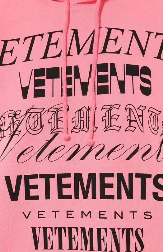 Хлопковое худи VETEMENTS 5