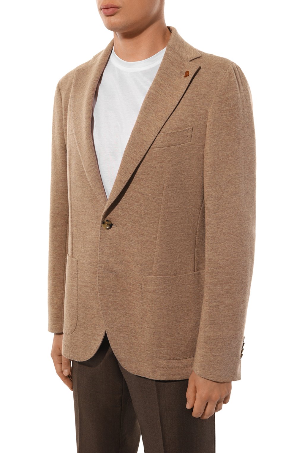 Пиджак из шерсти и хлопка SARTORIA LATORRE, арт. JD74/JG072, фото 4