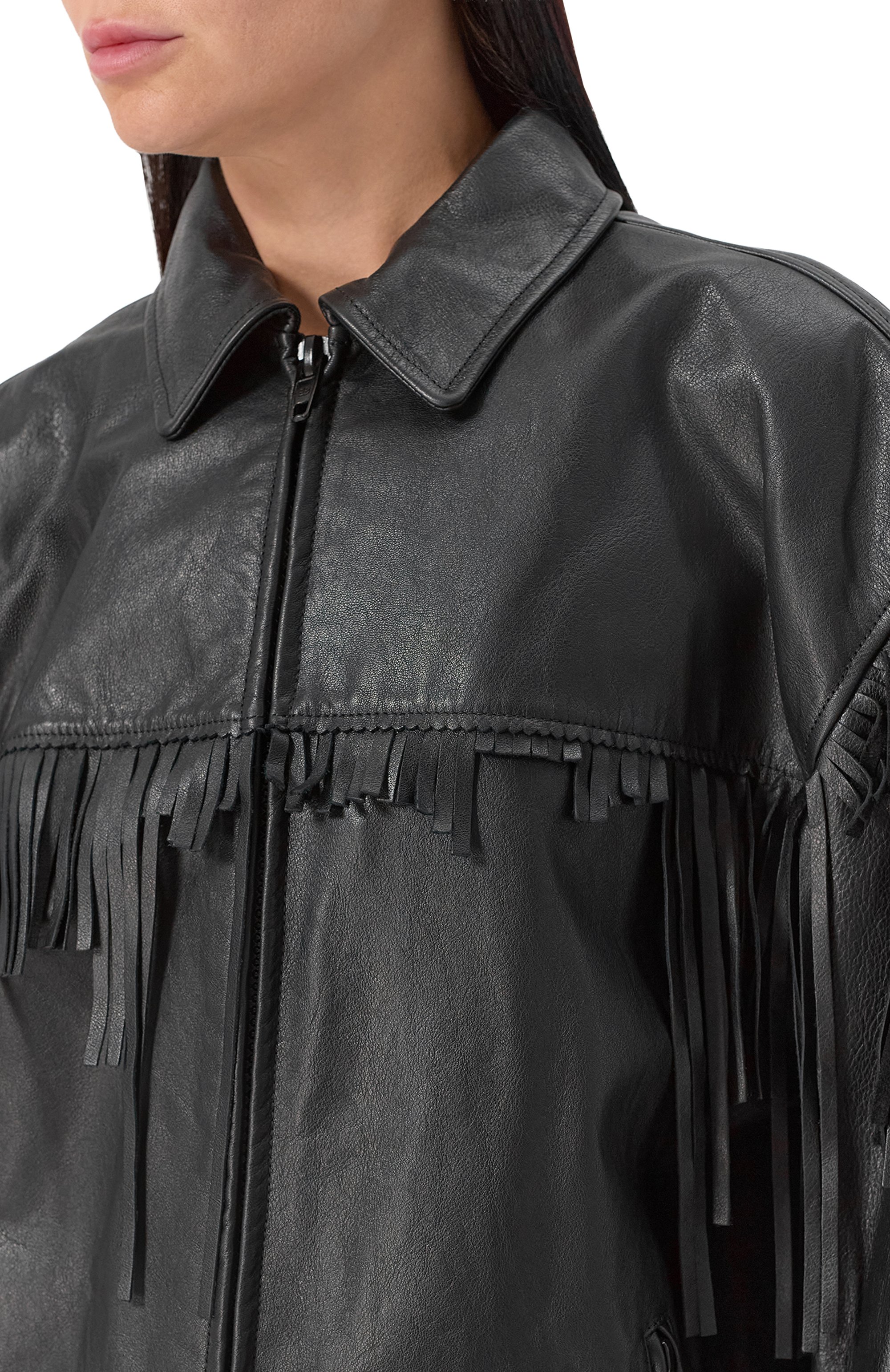 Кожаная куртка BALENCIAGA, арт. 835922/TRS01, фото 5