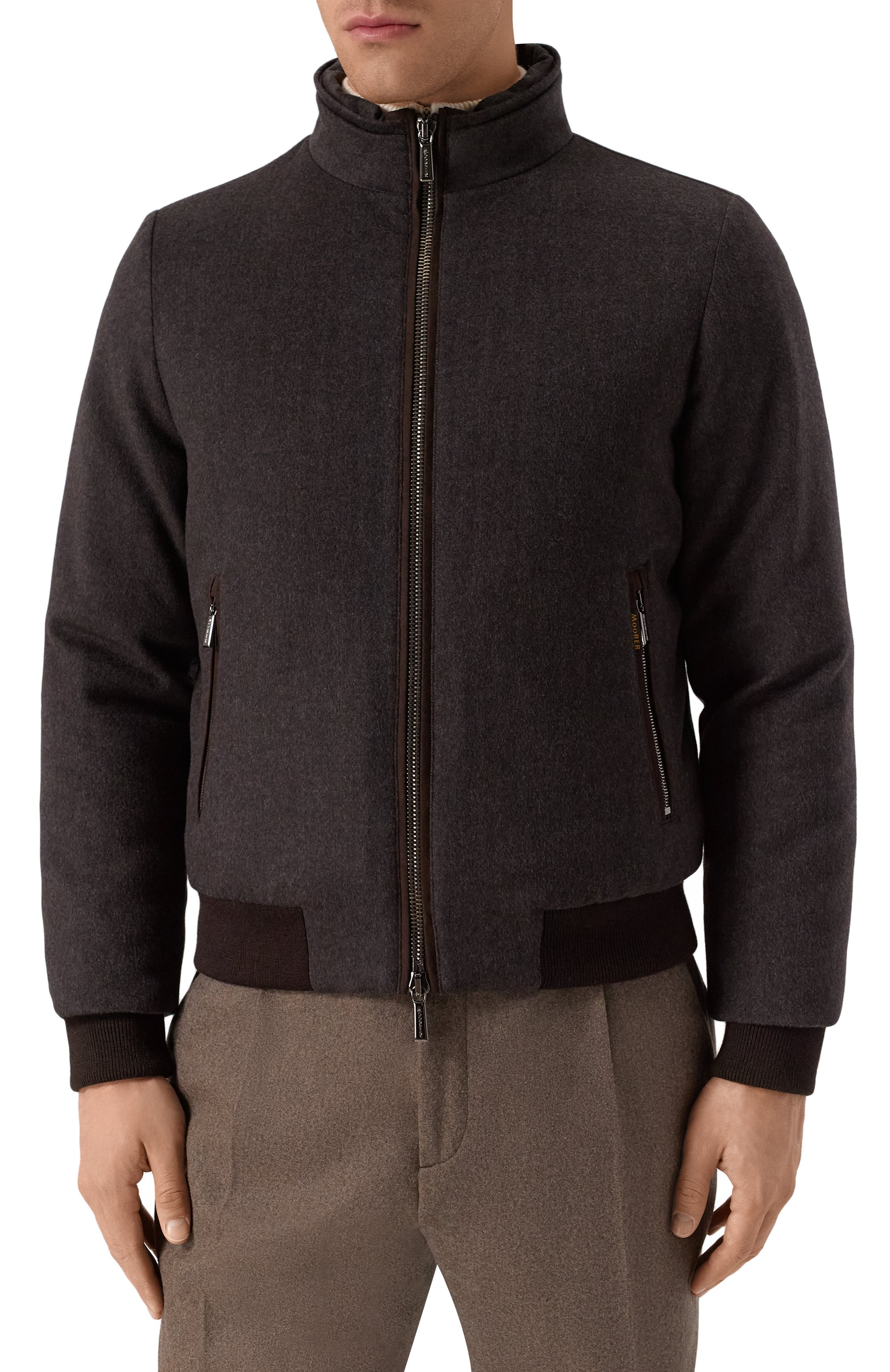 Бомбер bellati-ls9 с отделкой из овчины MOORER, арт. BELLATI/LS9, фото 6