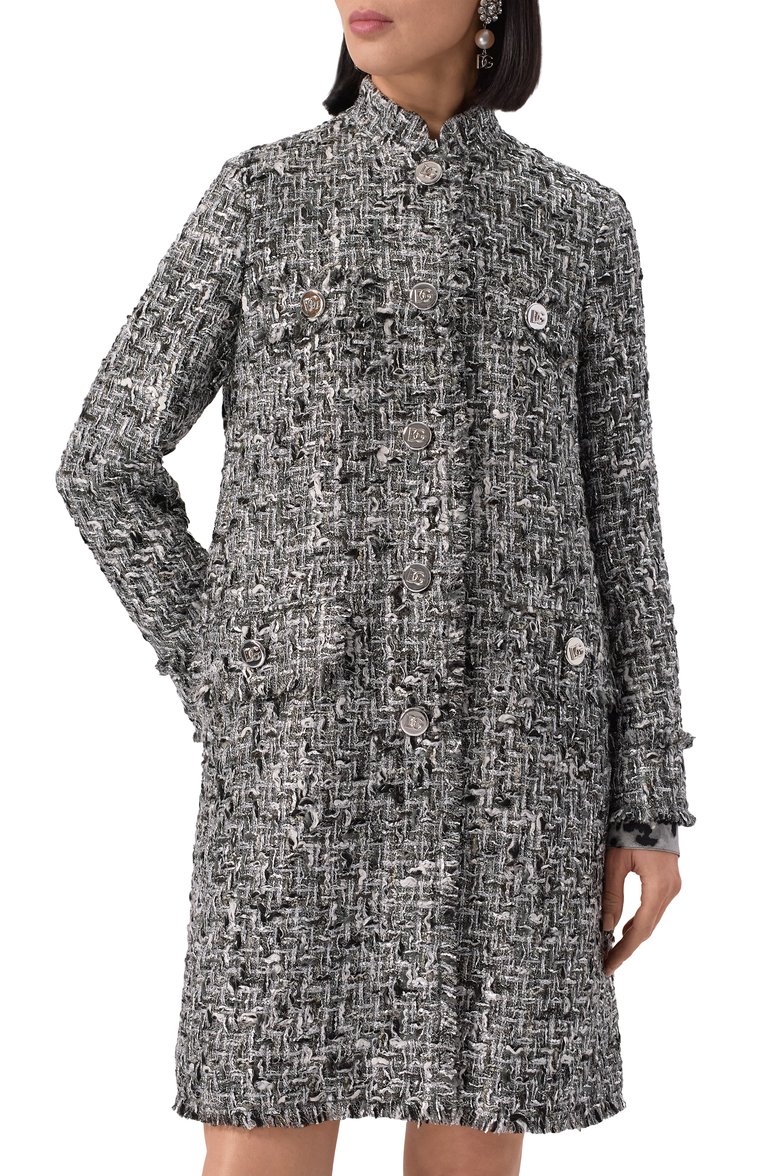 Твидовое пальто DOLCE & GABBANA, арт. F0W2PT/FMMH7, фото 1